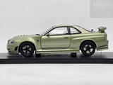 AUTOart Nissan Skyline R34 GT-R Z-Tune Nismo Millennium Jade 77353 1:18 - As New