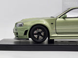 AUTOart Nissan Skyline R34 GT-R Z-Tune Nismo Millennium Jade 77353 1:18 - As New