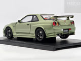 AUTOart Nissan Skyline R34 GT-R Z-Tune Nismo Millennium Jade 77353 1:18 - As New
