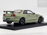 AUTOart Nissan Skyline R34 GT-R Z-Tune Nismo Millennium Jade 77353 1:18 - As New