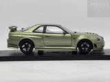 AUTOart Nissan Skyline R34 GT-R Z-Tune Nismo Millennium Jade 77353 1:18 - As New