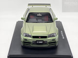 AUTOart Nissan Skyline R34 GT-R Z-Tune Nismo Millennium Jade 77353 1:18 - As New