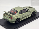 AUTOart Nissan Skyline R34 GT-R Z-Tune Nismo Millennium Jade 77353 1:18 - As New