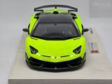 Make Up / Eidolon 2018 Lamborghini Aventador SVJ (Leirion Wheel) Verde Scandal 1:18 - New