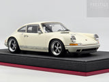 Make Up / IDEA Porsche Singer 911 (964) Coupe Ivory White 1:18 Scale - New