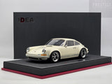 Make Up / IDEA Porsche Singer 911 (964) Coupe Ivory White 1:18 Scale - New
