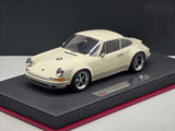 Make Up / IDEA Porsche Singer 911 (964) Coupe Ivory White 1:18 Scale - New