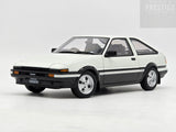 AUTOart Toyota AE86 Sprinter Trueno GT Apex White / Black 1:18 - Pre-owned
