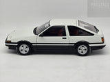 AUTOart Toyota AE86 Sprinter Trueno GT Apex White / Black 1:18 - Pre-owned
