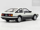 AUTOart Toyota AE86 Sprinter Trueno GT Apex White / Black 1:18 - Pre-owned
