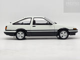 AUTOart Toyota AE86 Sprinter Trueno GT Apex White / Black 1:18 - Pre-owned