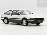 AUTOart Toyota AE86 Sprinter Trueno GT Apex White / Black 1:18 - Pre-owned