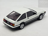 AUTOart Toyota AE86 Sprinter Trueno GT Apex White / Black 1:18 - Pre-owned