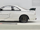 Make Up / Eidolon Nissan Skyline R33 GT-R Mine's Edition BCNR33 White 1:18 - New