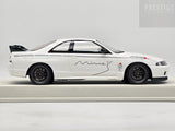 Make Up / Eidolon Nissan Skyline R33 GT-R Mine's Edition BCNR33 White 1:18 - New