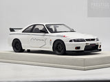Make Up / Eidolon Nissan Skyline R33 GT-R Mine's Edition BCNR33 White 1:18 - New