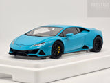 AUTOart 2019 Lamborghini Huracan Evo Teal (Blu Glauco) 79211 1:18 Scale - New