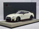 IDEA 2017 Nissan R35 GT-R Nismo Brilliant White Pearl IM017A 1:18 - New / Read