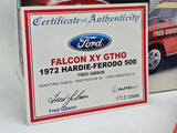 AUTOart 1972 Ford XY Falcon GTHO Gibson Vermillion Fire #8D 1:18 - Signed COA