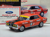 AUTOart 1972 Ford XY Falcon GTHO Gibson Vermillion Fire #8D 1:18 - Signed COA