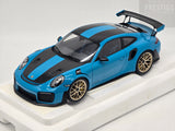 AUTOart Porsche 911 GT2 RS (991.2) Weissach Package Miami Blue / Carbon 1:18 - New