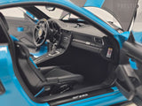 AUTOart Porsche 911 GT2 RS (991.2) Weissach Package Miami Blue / Carbon 1:18 - New