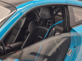 AUTOart Porsche 911 GT2 RS (991.2) Weissach Package Miami Blue / Carbon 1:18 - New