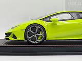MR Collection 2019 Lamborghini Huracan Evo Coupe Verde Scandal 7/25 1:18 - As New