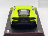 MR Collection 2019 Lamborghini Huracan Evo Coupe Verde Scandal 7/25 1:18 - As New