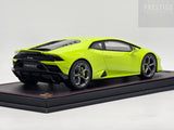 MR Collection 2019 Lamborghini Huracan Evo Coupe Verde Scandal 7/25 1:18 - As New