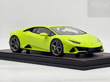 MR Collection 2019 Lamborghini Huracan Evo Coupe Verde Scandal 7/25 1:18 - As New