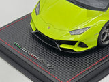 MR Collection 2019 Lamborghini Huracan Evo Coupe Verde Scandal 7/25 1:18 - As New