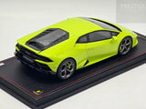 MR Collection 2019 Lamborghini Huracan Evo Coupe Verde Scandal 7/25 1:18 - As New