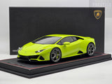 MR Collection 2019 Lamborghini Huracan Evo Coupe Verde Scandal 7/25 1:18 - As New