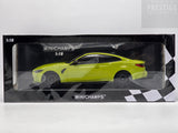 Minichamps 2020 BMW M4 Competition G82 Coupe Sao Paulo Yellow 1:18 - New