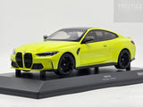 Minichamps 2020 BMW M4 Competition G82 Coupe Sao Paulo Yellow 1:18 - New