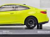 Minichamps 2020 BMW M4 Competition G82 Coupe Sao Paulo Yellow 1:18 - New