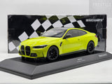Minichamps 2020 BMW M4 Competition G82 Coupe Sao Paulo Yellow 1:18 - New