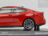 Minichamps 2020 BMW M4 Competition G82 Coupe Toronto Red 1:18 - New