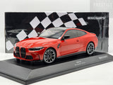 Minichamps 2020 BMW M4 Competition G82 Coupe Toronto Red 1:18 - New