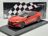 Minichamps 2020 BMW M4 Competition G82 Coupe Toronto Red 1:18 - New