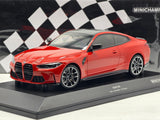 Minichamps 2020 BMW M4 Competition G82 Coupe Toronto Red 1:18 - New