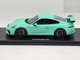 GT Spirit 2018 Porsche 911 GT3 (991.2) Coupe Mint Green GT550 1:18 - New