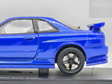 AUTOart Millennium Nismo Nissan Skyline R34 GT-R Z-Tune Bayside Blue 1:18 - Preowned