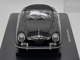 NOS AUTOart Porsche 356A Speedster European Version 77863 Black - 1:18 - New
