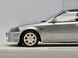 Eidolon / Make Up 1997 Honda Civic Type R EK9 Vouge Silver Metallic 1:18 - New