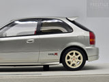 Eidolon / Make Up 1997 Honda Civic Type R EK9 Vouge Silver Metallic 1:18 - New