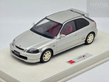 Eidolon / Make Up 1997 Honda Civic Type R EK9 Vouge Silver Metallic 1:18 - New