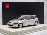 Eidolon / Make Up 1997 Honda Civic Type R EK9 Vouge Silver Metallic 1:18 - New