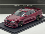 Ignition Model Toyota Chaser JZX100 Mark II Vertex Red Metallic IG3577 1:18 - READ